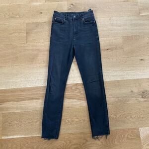 No brand Skinny High Waist Jeans in Black